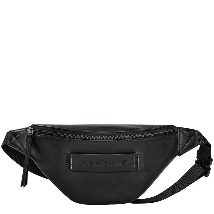 Longchamp 3D Miesten Vyölaukku Mustat | 9173086-AC