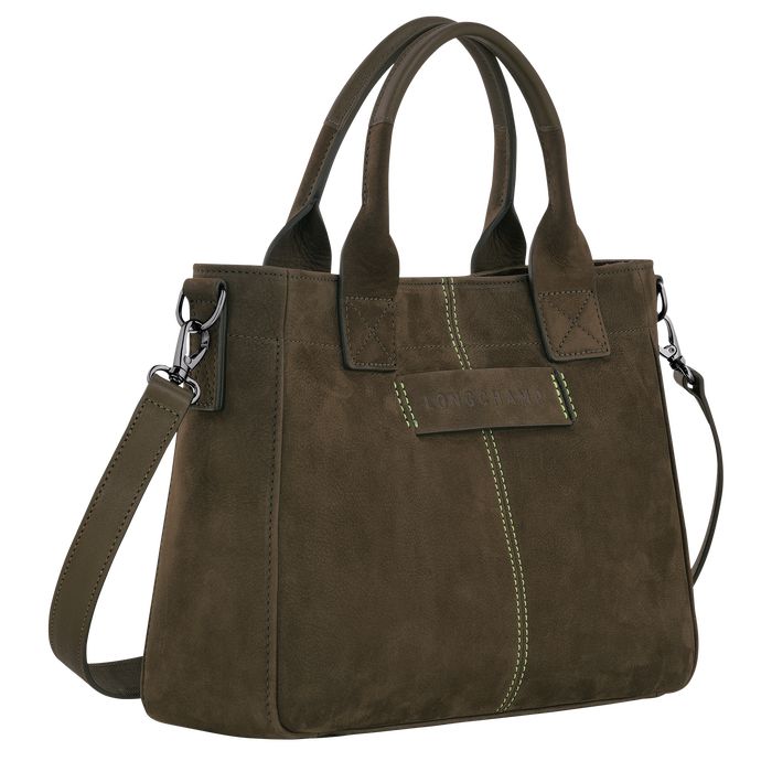 Longchamp 3D Naisten Käsilaukut Khaki | 2641897-IZ