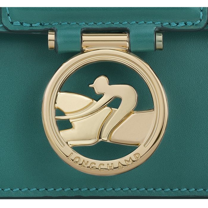 Longchamp Box Trot Naisten Crossbody Laukut Harmaat Vihreä | 1467023-DG