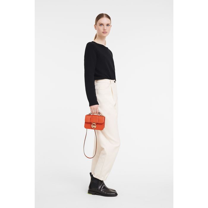 Longchamp Box Trot Naisten Crossbody Laukut Oranssi | 3658219-LA