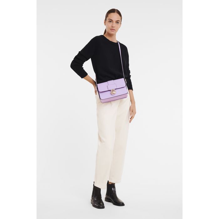 Longchamp Box Trot Naisten Crossbody Laukut Violetit | 5123489-NX