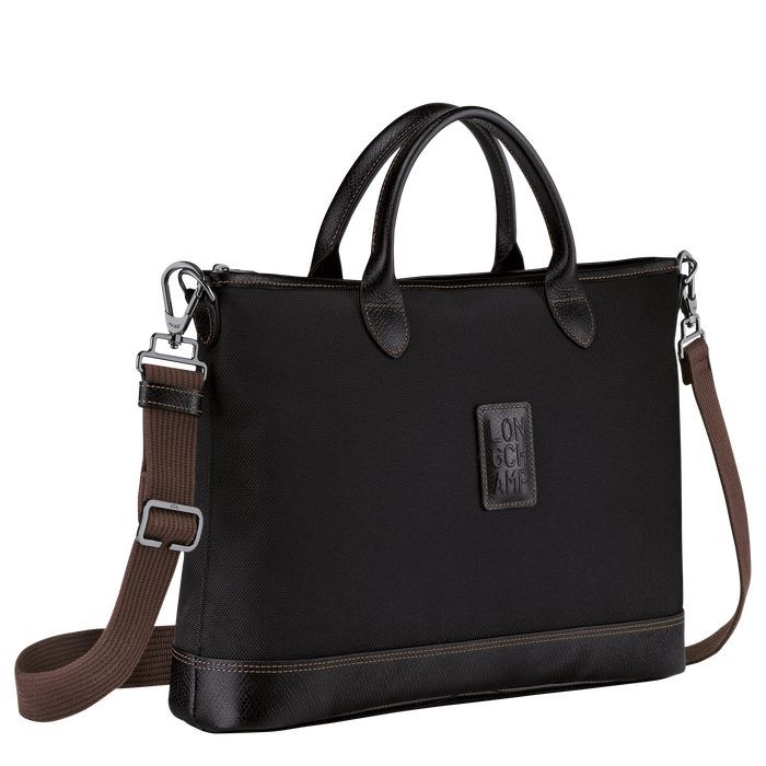 Longchamp Boxford Miesten Salkku Mustat | 1498763-IQ