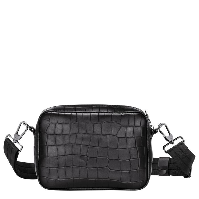 Longchamp Croco Block Miesten Crossbody Laukut Mustat | 3962817-JP