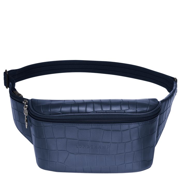 Longchamp Croco Block Miesten Vyölaukku Laivastonsininen | 7901542-PR