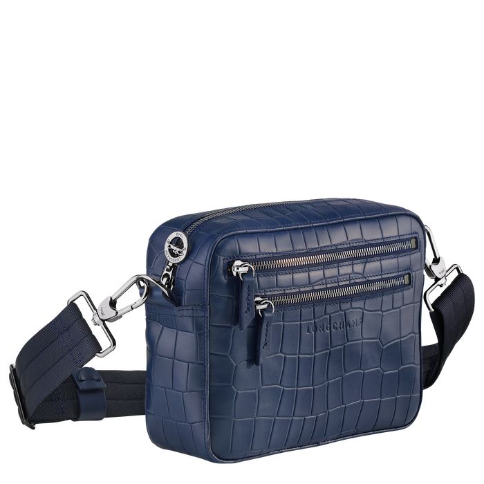 Longchamp Croco Block Naisten Crossbody Laukut Laivastonsininen | 3456791-XZ