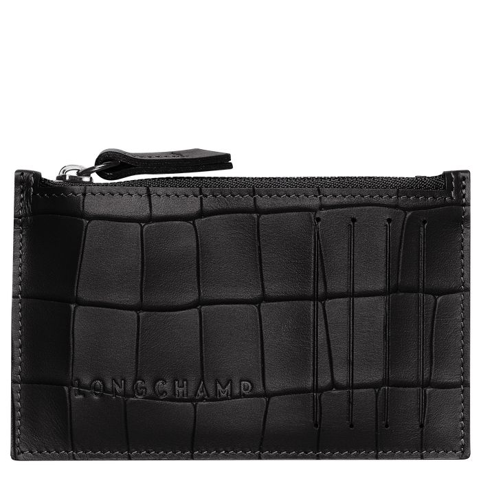 Longchamp Croco Block Naisten Kolikkokukkarot Mustat | 0921834-SN