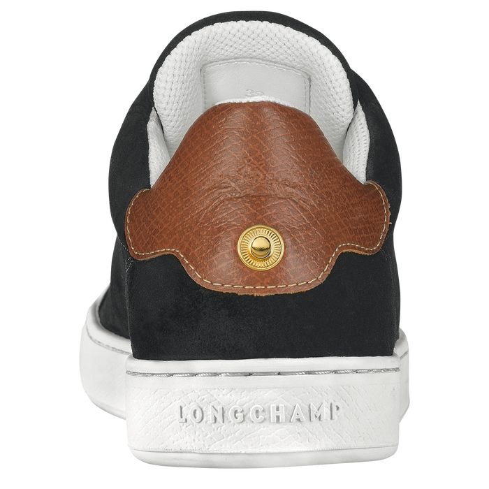 Longchamp Fall Talvi 2022 Naisten Tennarit Mustat | 3289170-IW