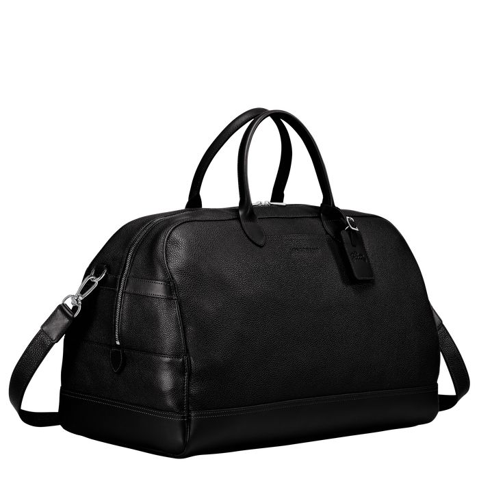 Longchamp Le Foulonne Miesten Matkakassit Mustat | 8245970-EC