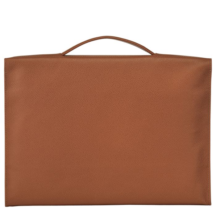 Longchamp Le Foulonne Miesten Salkku Caramel Colour | 6397204-AI