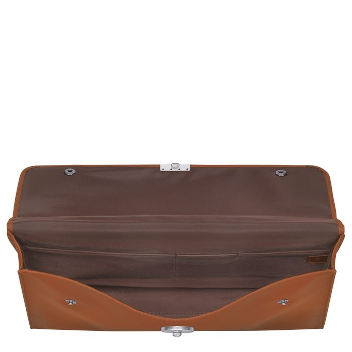 Longchamp Le Foulonne Miesten Salkku Caramel Colour | 6397204-AI