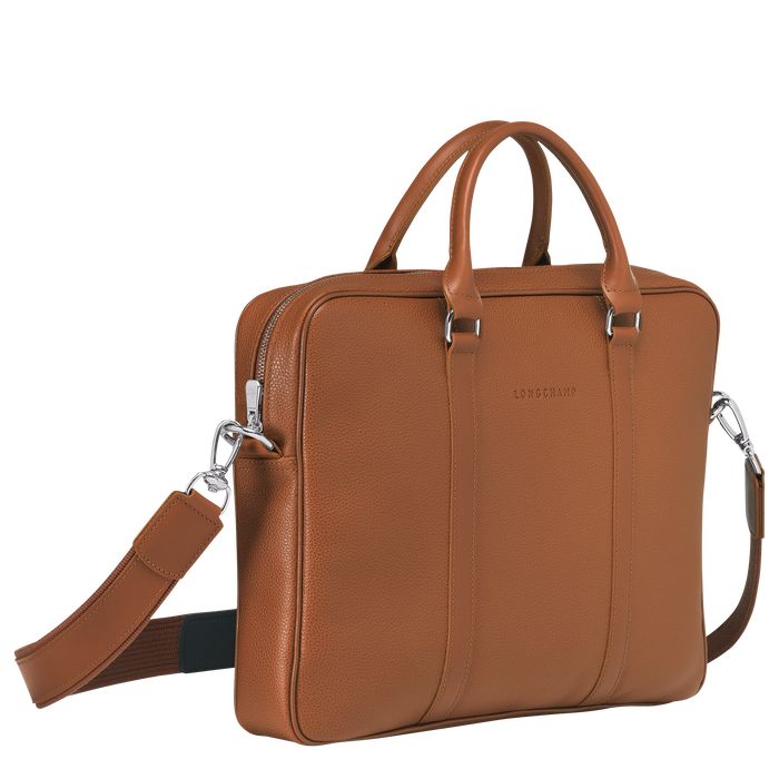 Longchamp Le Foulonne Miesten Salkku Caramel Colour | 6715420-TW