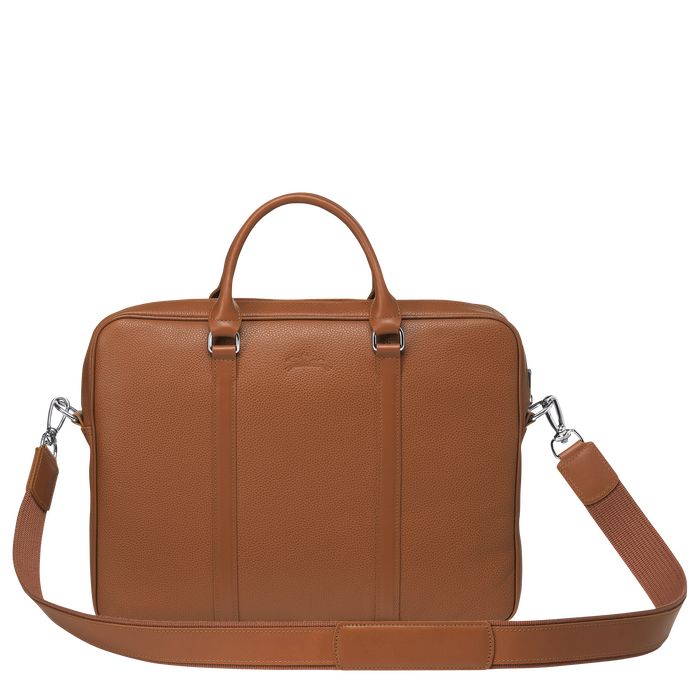 Longchamp Le Foulonne Miesten Salkku Caramel Colour | 6715420-TW