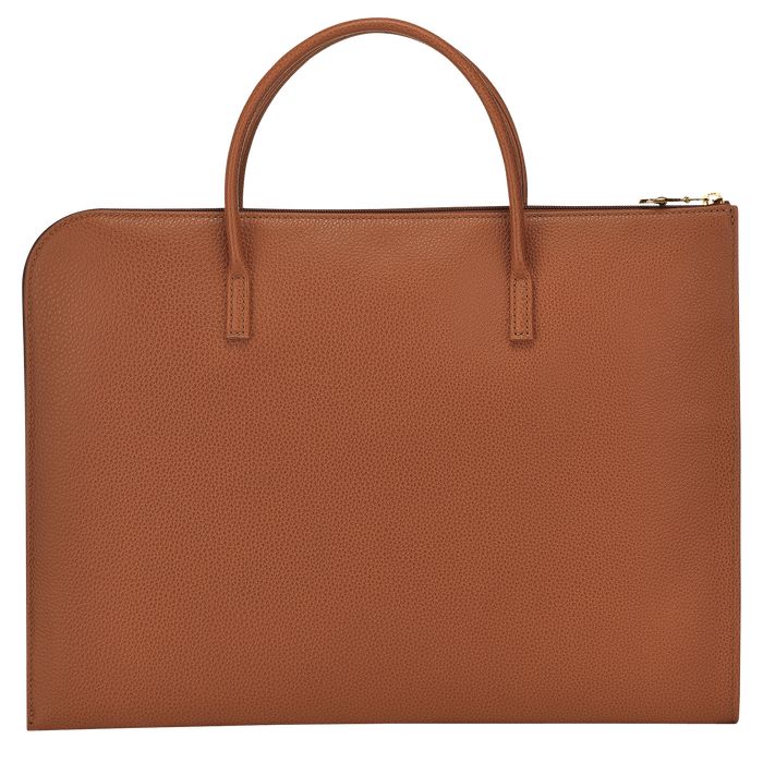 Longchamp Le Foulonne Miesten Salkku Caramel Colour | 9506874-BQ