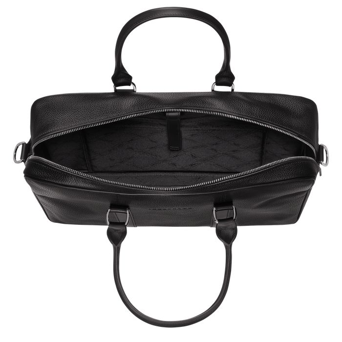 Longchamp Le Foulonne Miesten Salkku Mustat | 0635198-QU