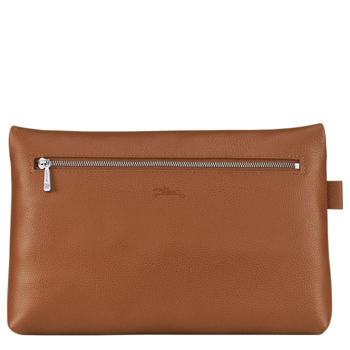 Longchamp Le Foulonne Miesten Toilettilaukku Caramel Colour | 7098352-SO