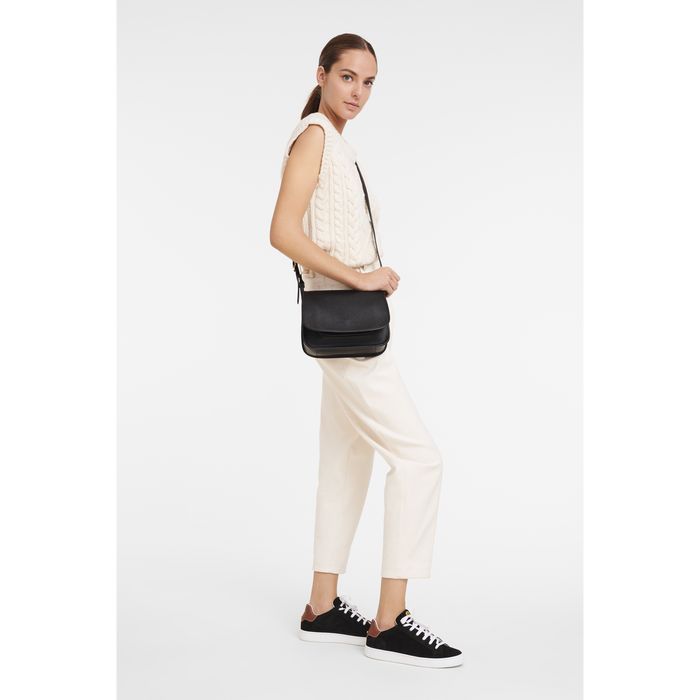 Longchamp Le Foulonne Naisten Crossbody Laukut Mustat | 2931467-EL