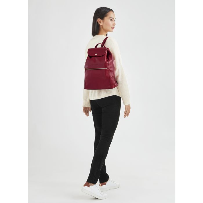 Longchamp Le Foulonne Naisten Reppu Punainen | 3192086-OD