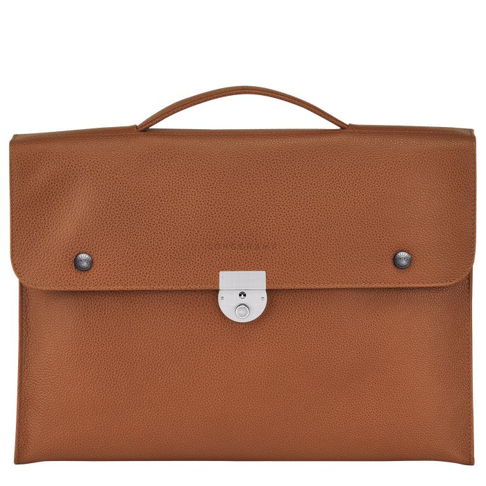 Longchamp Le Foulonne Naisten Salkku Caramel Colour | 0482679-TW