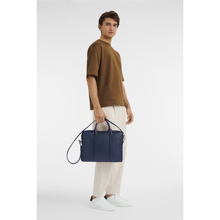 Longchamp Le Foulonne Naisten Salkku Laivastonsininen | 6082739-LQ