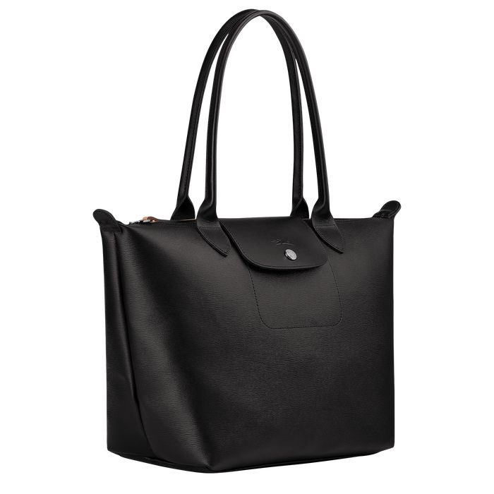 Longchamp Le Pliage City Naisten Olkalaukku Mustat | 9780614-XI