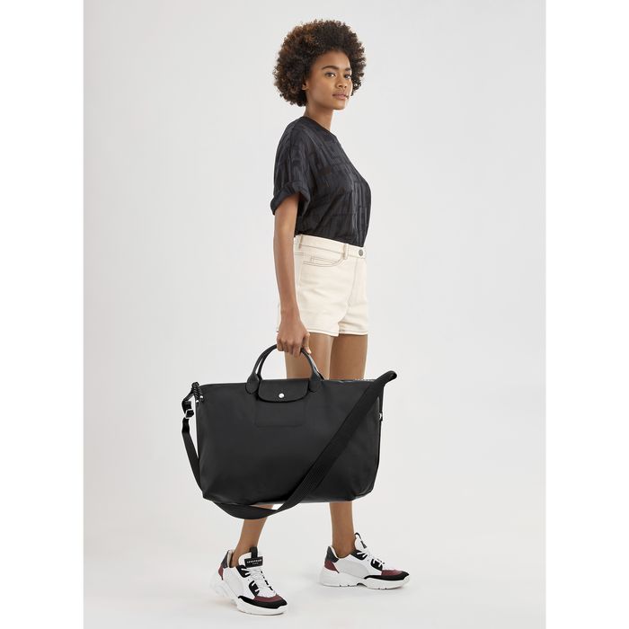 Longchamp Le Pliage Energy Miesten Matkakassit Mustat | 9028735-NB