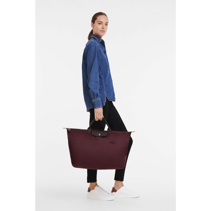 Longchamp Le Pliage Miesten Matkakassit Viininpunainen | 5864932-NQ