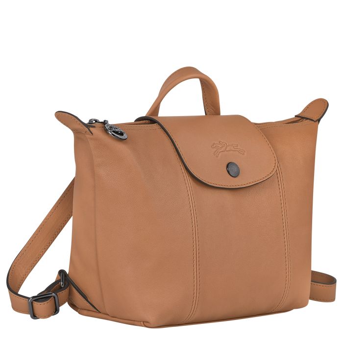 Longchamp Le Pliage Naisten Reppu Vaaleankahvi | 4607531-BQ