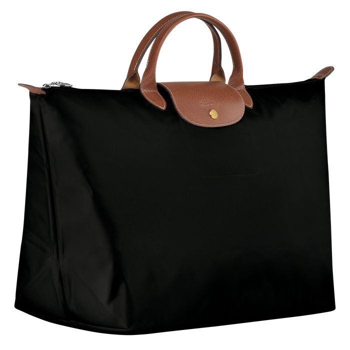 Longchamp Le Pliage Original Miesten Matkakassit Mustat | 1085726-DT