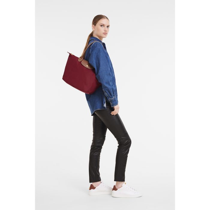 Longchamp Le Pliage Original Naisten Olkalaukku Punainen | 9243105-ZA