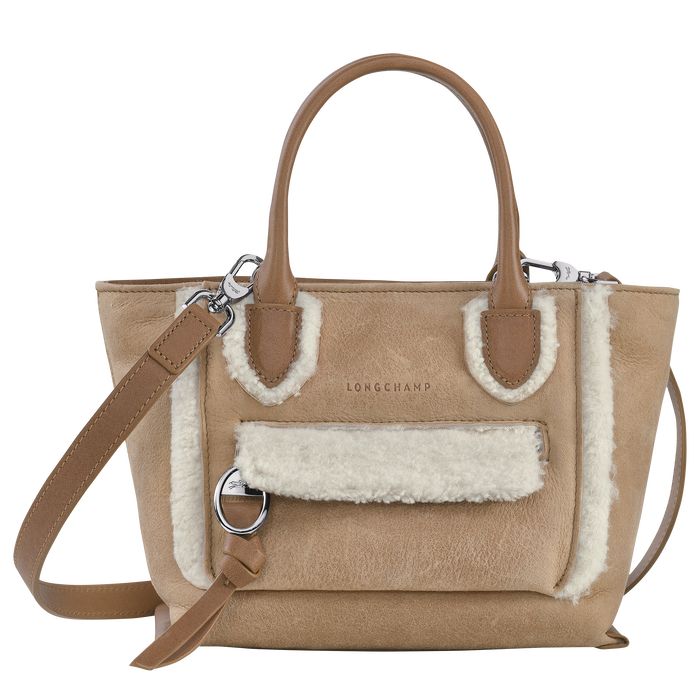 Longchamp Mailbox Naisten Käsilaukut Beige | 1398670-DC