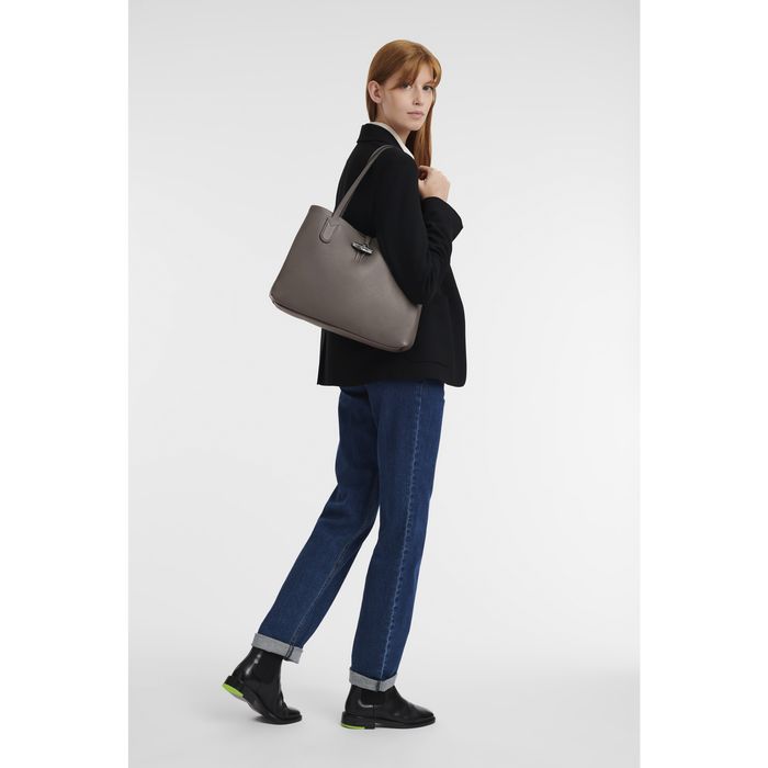 Longchamp Roseau Essential Naisten Olkalaukku Harmaat | 1743982-ZF