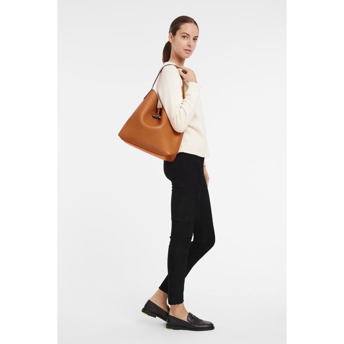 Longchamp Roseau Essential Naisten Olkalaukku Ruskea | 2491586-NY