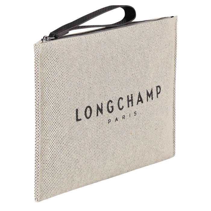 Longchamp Roseau Miesten Kytkinlaukku Harmaat | 3140278-TX