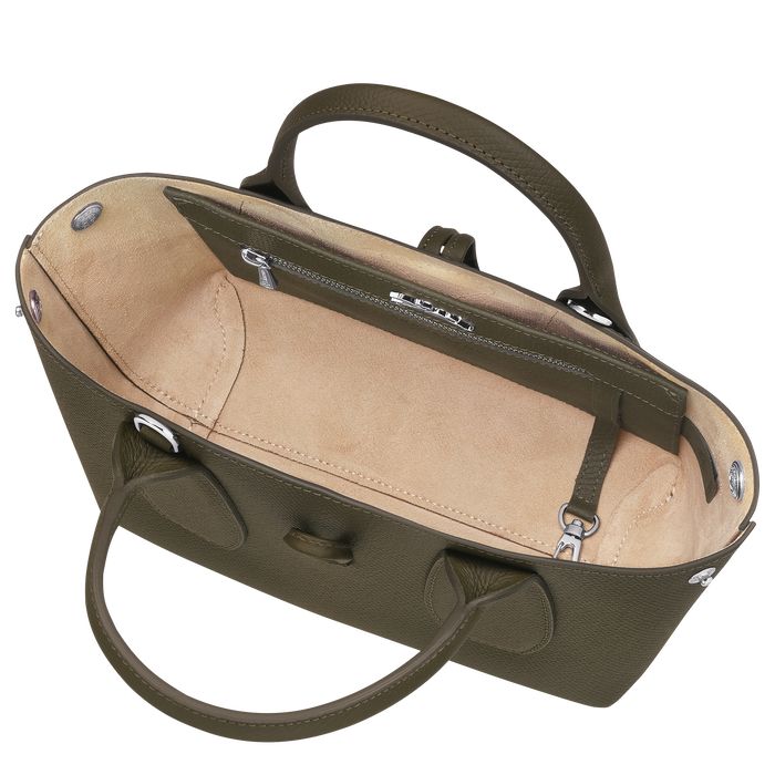 Longchamp Roseau Naisten Käsilaukut Khaki | 4219638-JF