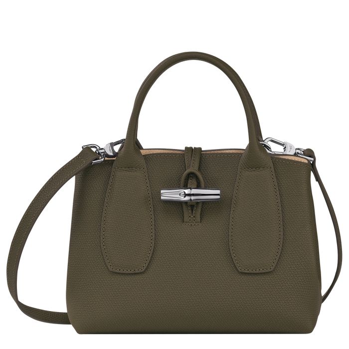 Longchamp Roseau Naisten Käsilaukut Khaki | 4219638-JF