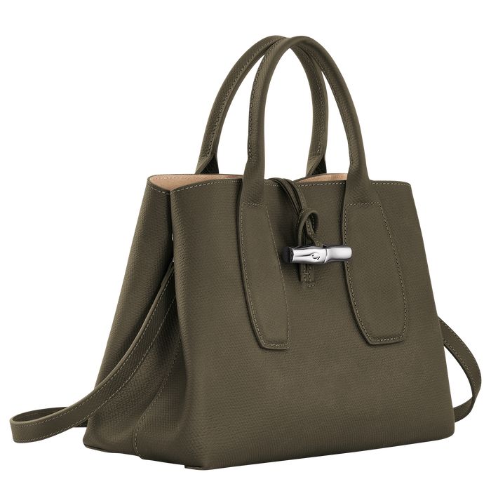 Longchamp Roseau Naisten Käsilaukut Khaki | 7392485-IL