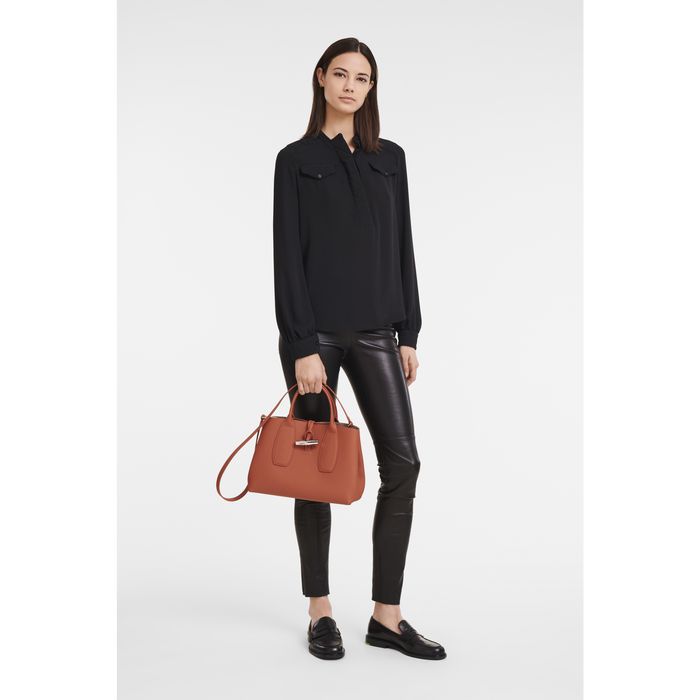 Longchamp Roseau Naisten Käsilaukut Tummanpunainen | 5068149-BL