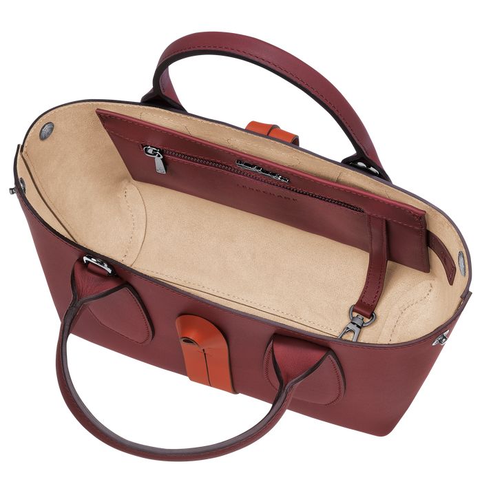 Longchamp Roseau Naisten Käsilaukut Viininpunainen Oranssi | 6290745-NS