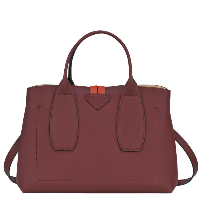 Longchamp Roseau Naisten Käsilaukut Viininpunainen Oranssi | 8752431-WD