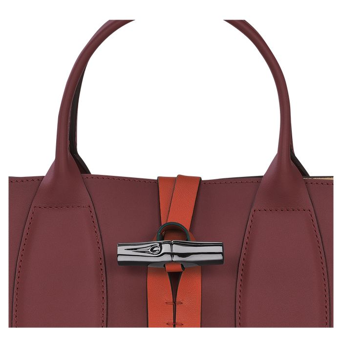 Longchamp Roseau Naisten Käsilaukut Viininpunainen Oranssi | 8752431-WD