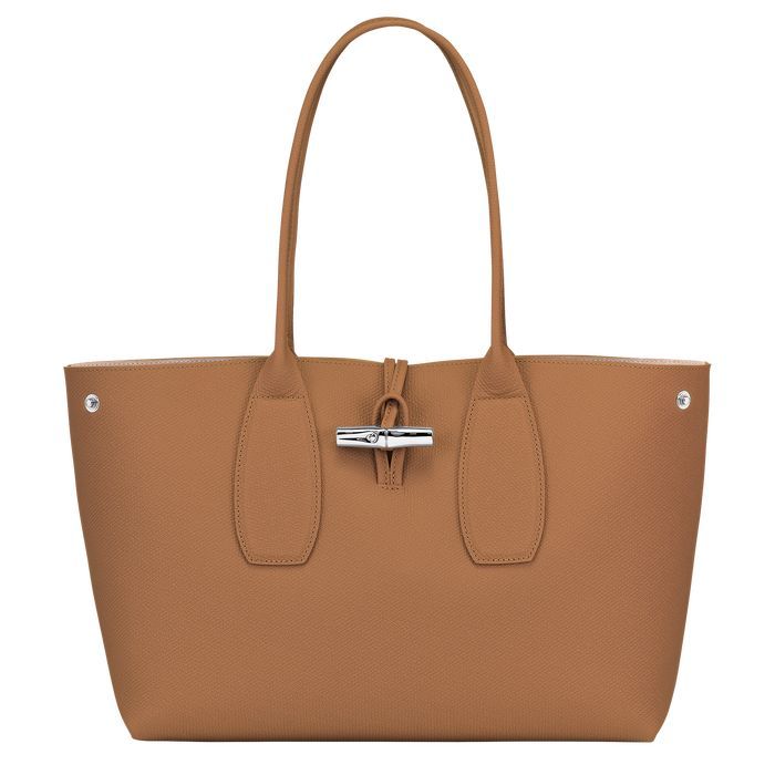 Longchamp Roseau Naisten Olkalaukku Beige | 0135246-YS