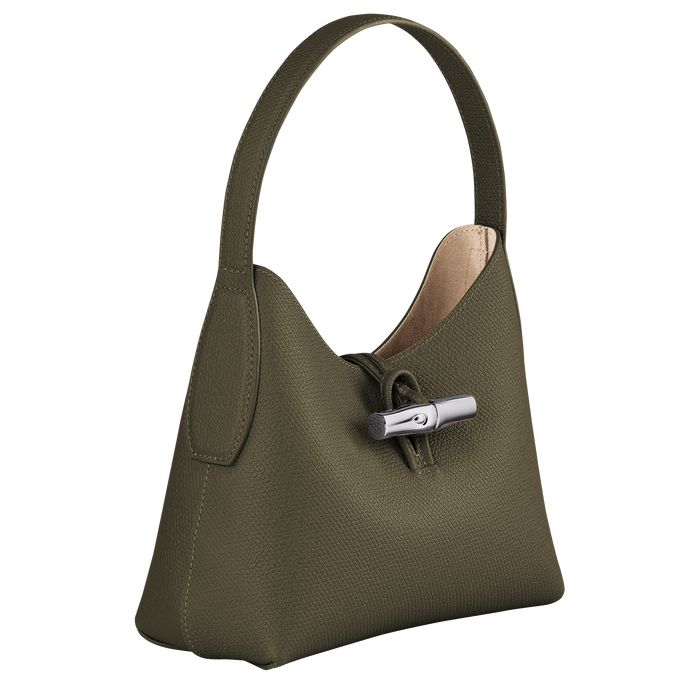 Longchamp Roseau Naisten Olkalaukku Khaki | 8379041-JX