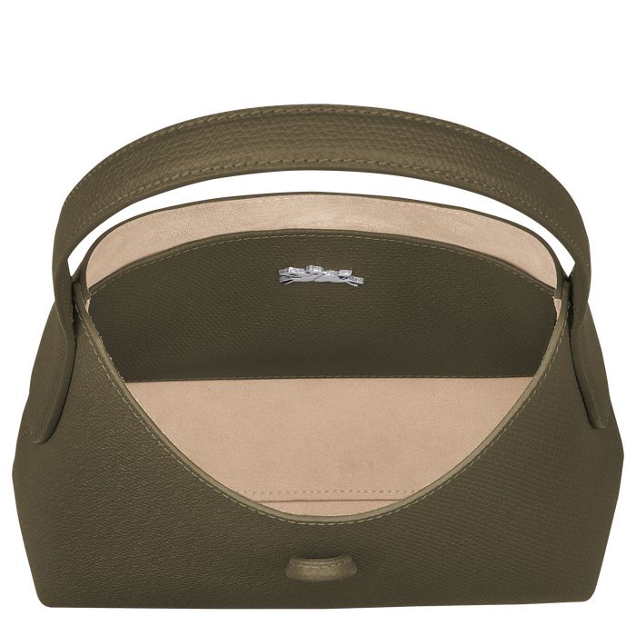 Longchamp Roseau Naisten Olkalaukku Khaki | 8379041-JX