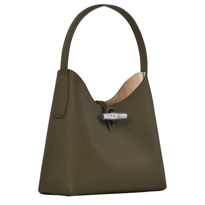 Longchamp Roseau Naisten Olkalaukku Khaki | 8742613-HS