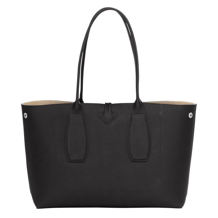 Longchamp Roseau Naisten Olkalaukku Mustat | 6923570-QR