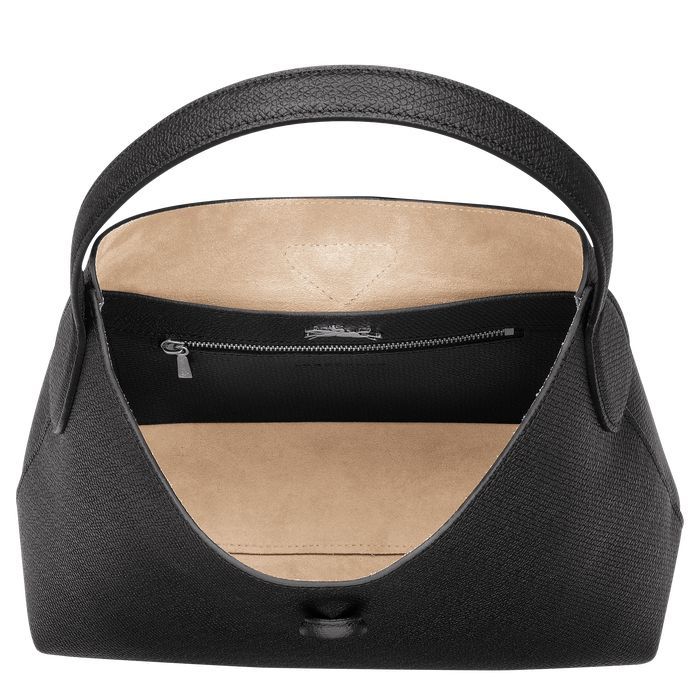 Longchamp Roseau Naisten Olkalaukku Mustat | 9235870-RT