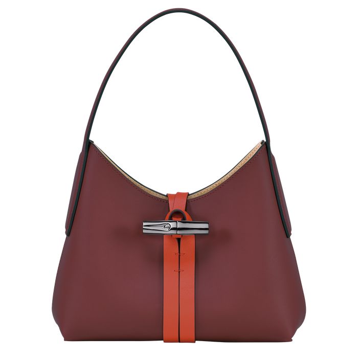 Longchamp Roseau Naisten Olkalaukku Viininpunainen Oranssi | 6709834-BU