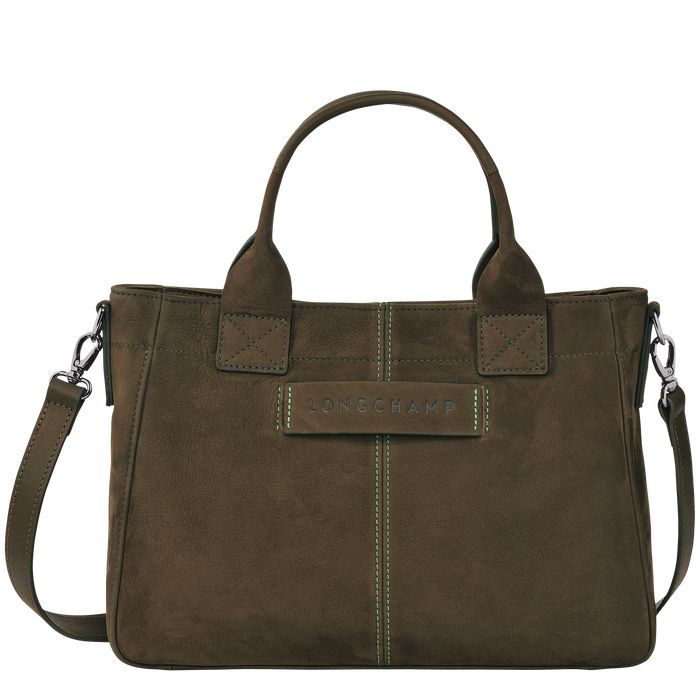 Longchamp 3D Naisten Käsilaukut Khaki | 2641897-IZ