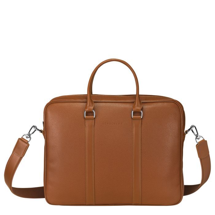 Longchamp Le Foulonne Miesten Salkku Caramel Colour | 0128657-OI