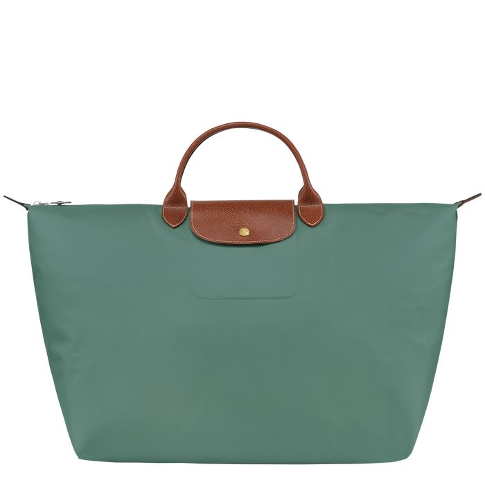 Longchamp Le Pliage Original Miesten Matkakassit Harmaat Vihreä | 1496583-RN